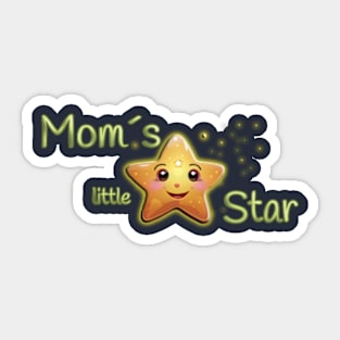 Mom´s little star Sticker